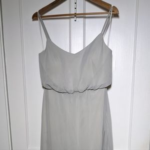Sky Gray Bridesmaid Dress